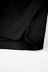 French Terry Zipped Collar Sleeveless Drawstring Waist Mini Dress